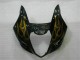 Carenados Moto Suzuki GSXR 1000 2003-2004 - Negro Brillante Oro Llama