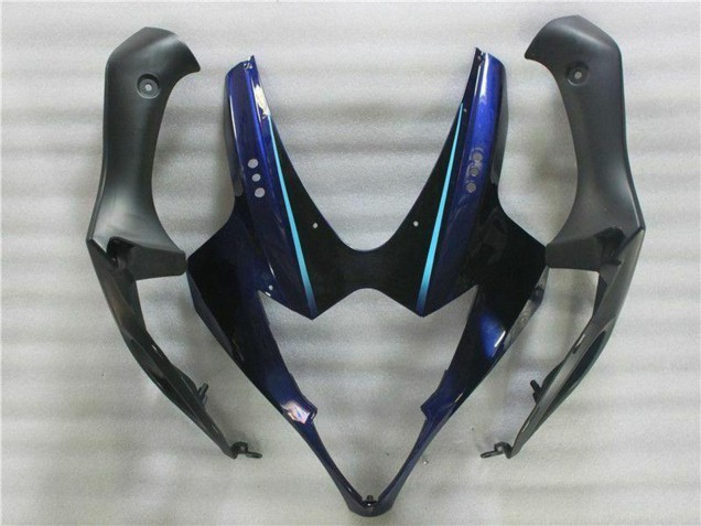 Kits Carenado Moto Suzuki GSXR 1000 2005-2006 - Blanco Azul Negro Brillante