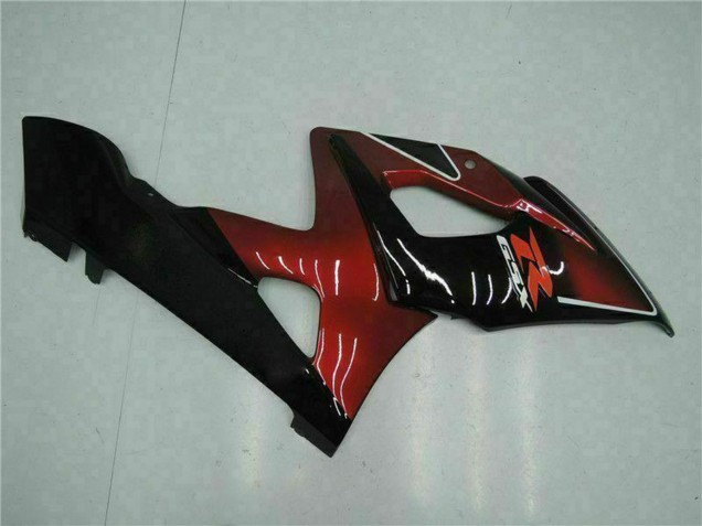 Carenado Moto Suzuki GSXR 1000 2005-2006 - Rojo Negro Brillante