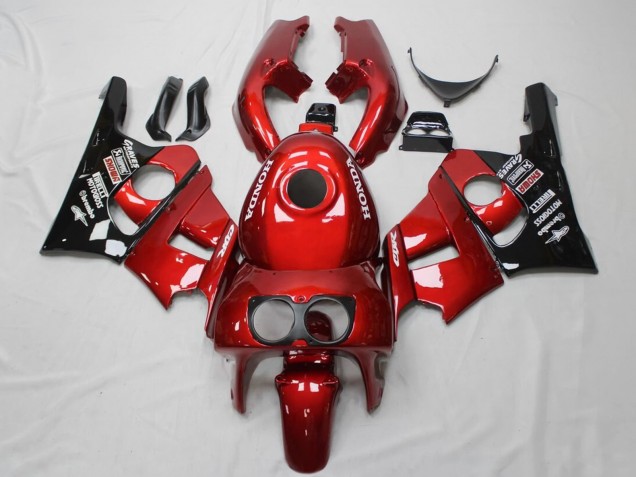 Carenados Moto Honda CBR400RR NC29 1990-1999 - Rojo Negro Brillante
