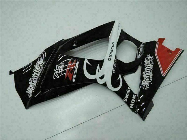 Carenados Moto Suzuki GSXR 1000 2007-2008 - Negro Brillante Rojo Blanco