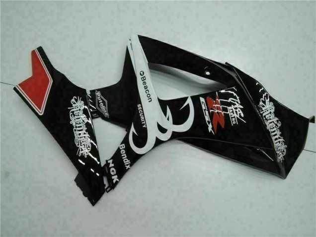 Carenados Moto Suzuki GSXR 1000 2007-2008 - Negro Brillante Rojo Blanco