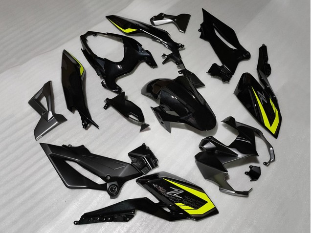 Carenados Moto Kawasaki Z400 2018-2024 - Negro Amarillo