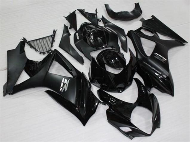 Carenados Moto Suzuki GSXR 1000 2007-2008 - Negro Brillante Negro Mate Blanco