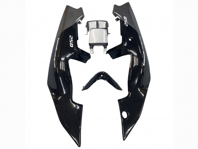 Carenados Moto Kawasaki ZXR250 1989-1990 - Negro Brillante Gris Elf Touch4 Bridgestone