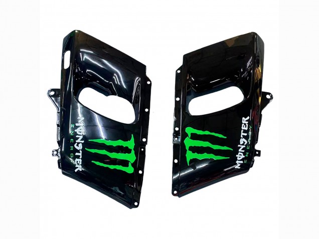 Carenados Moto Kawasaki ZZR600 1998-2003 - Verde Negro Monstruo Elf