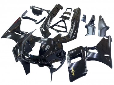 Carenados Moto Kawasaki ZZR400 1993-2007 - Negro Brillante Oro Ninja