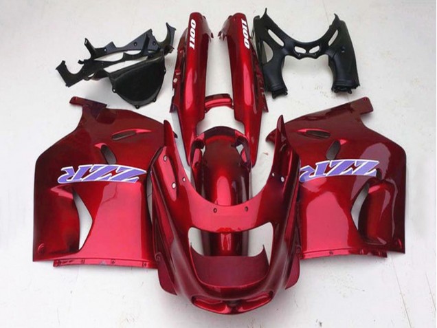 Carenados Moto Kawasaki ZZR1100 1993-2003 - Rojo Brillante