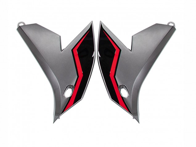 Carenados Moto Kawasaki Versys 650 2022-2025 - Gris Rojo Negro