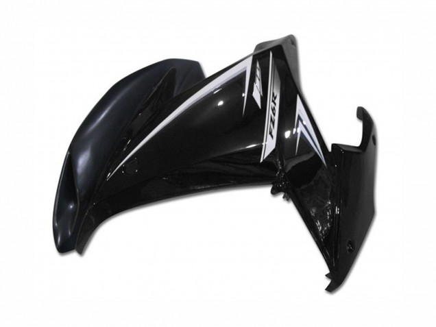 Carenados Moto Yamaha FZ6R 2009-2015 - Negro Brillante Blanco