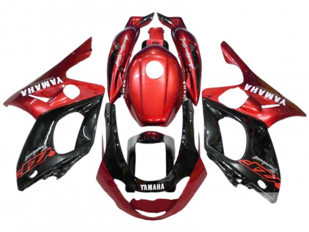 Carenados Moto Yamaha YZF600R Thundercat 1996-2007 - Rojo Negro Plata