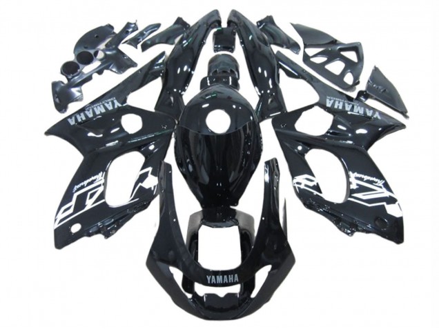 Carenados Moto Yamaha YZF600R Thundercat 1996-2007 - Negro Brillante Blanco