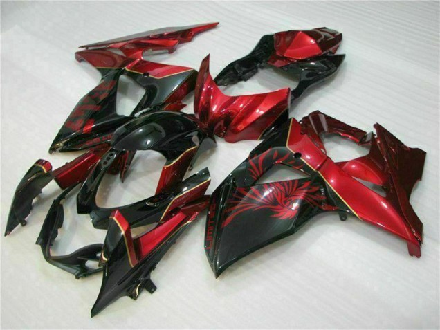 Carenados Moto Suzuki GSXR 1000 2009-2016 - Rojo Negro Brillante