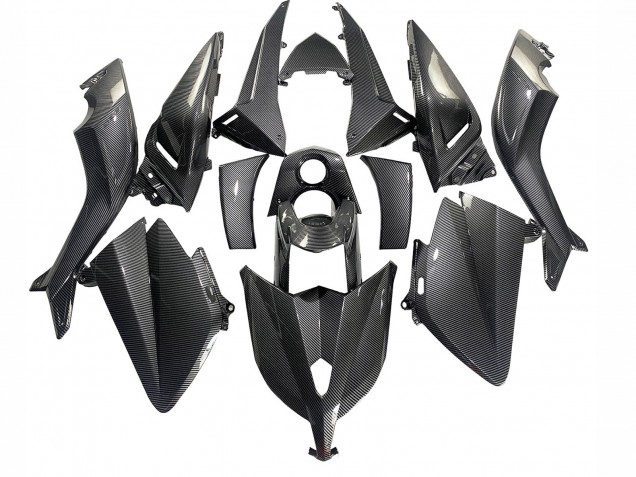 Carenados Moto Yamaha TMAX530 2012-2014 - Negro FibraCarbono