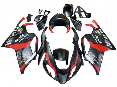 Carenados Moto Aprilia RSV1000 2003-2006 - Negro Rojo