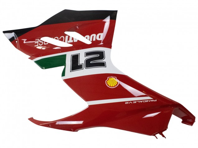 Carenados Moto Ducati Panigale V2 2020-2024 - Blanco Rojo Verde Negro Mate Corse 21