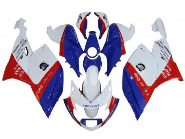 Carenados ABS BMW K1200S 2005-2010 - Blanco Rojo Azul