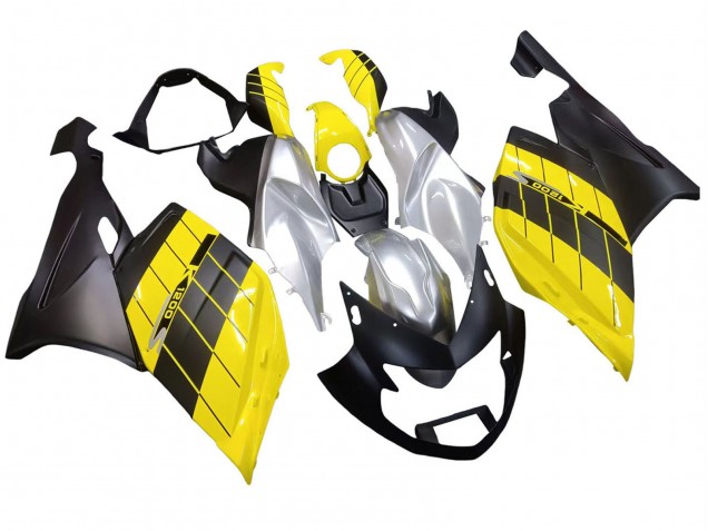 Carenados Moto BMW K1200S 2005-2010 - Amarillo Plata Negro Mate