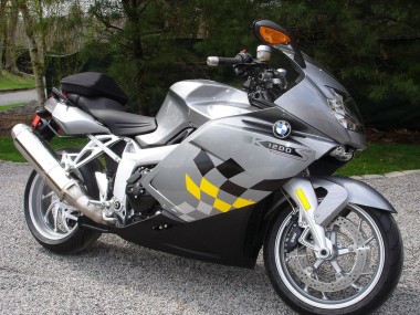 Carenado Moto BMW K1200S 2005-2010 - Plata Amarillo Negro