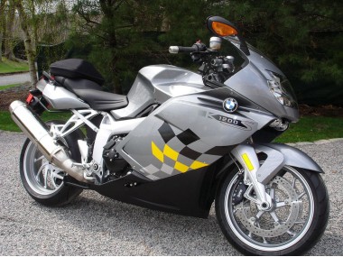 Carenado Moto BMW K1200S 2005-2010 - Plata Amarillo Negro