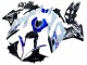 Kits Carenado Moto BMW S1000RR 2015-2016 - Blanco Azul Negro Brillante