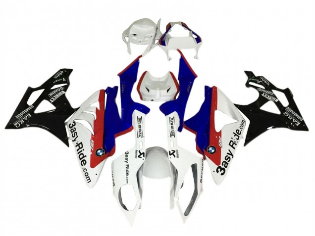 Carenado Moto BMW S1000RR 2015-2016 - Blanco Rojo Azul Negro Brillante