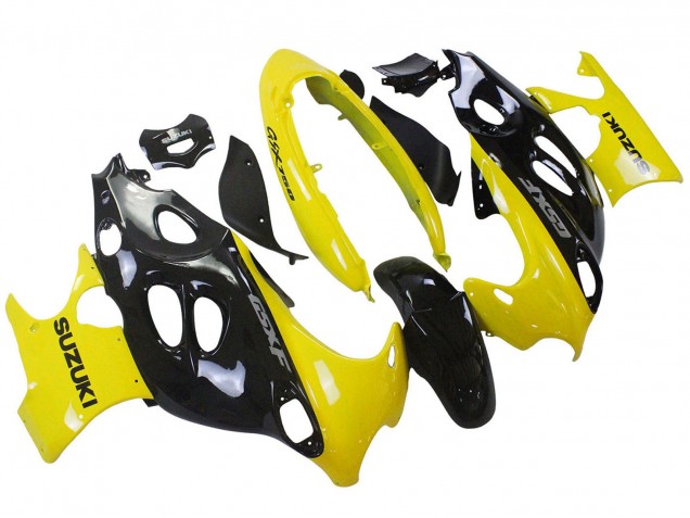 Carenados Moto Suzuki GSX600F/GSX750F 2004-2006 - Negro Brillante Amarillo