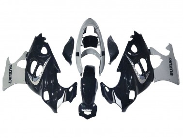 Carenado Moto Suzuki GSX600F/GSX750F 2004-2006 - Negro Brillante Gris
