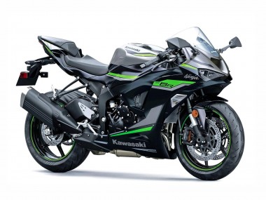Carenados Moto Kawasaki ZX6R 2023-2025 - Negro Gris Verde Ninja