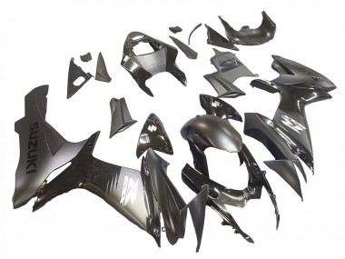 Carenados Moto Suzuki GSXR 600 / GSXR 750 2011-2024 - Negro Mate Negro Brillante Blanco Calcomanía
