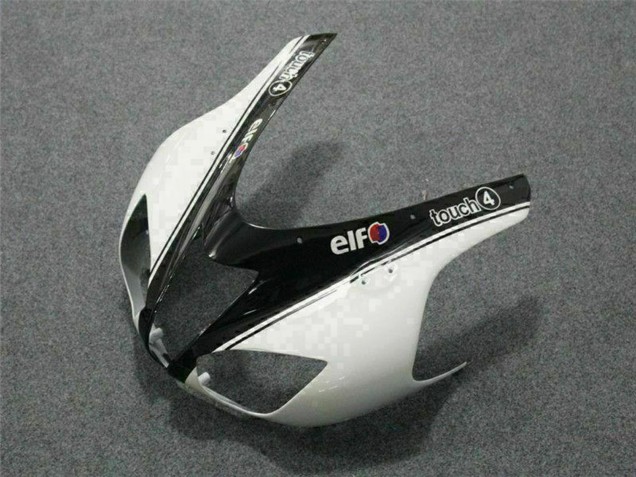 Carenados Moto Kawasaki ZX6R 2007-2008 - Negro Blanco Elf