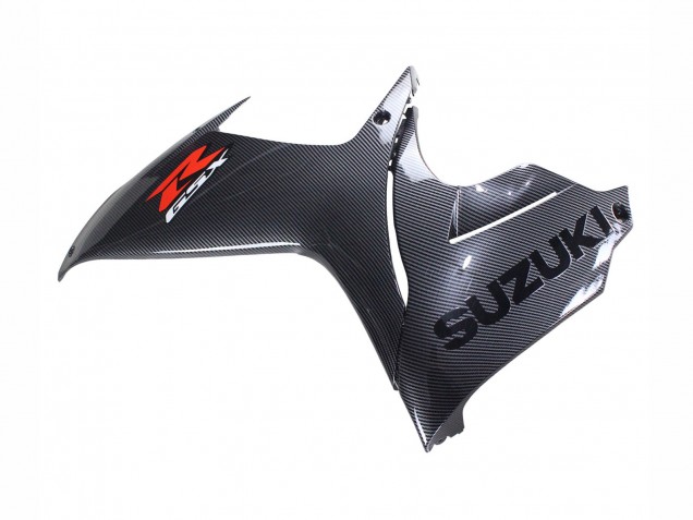 Carenados Moto Suzuki GSXR 600 / GSXR 750 2011-2024 - Negro FibraCarbono Rojo