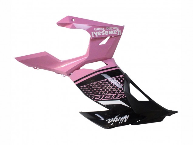 Carenados Moto Kawasaki Ninja 400 2018-2024 - Rosa Negro Mate Honeycomb