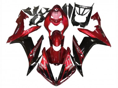 Carenados Moto Yamaha YZF 1000 R1 2004-2006 - Rojo Negro Brillante