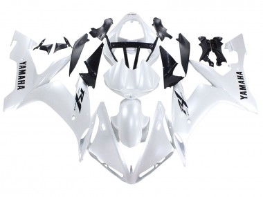Carenados Moto Yamaha YZF 1000 R1 2004-2006 - Blanco Perla Negro Calcomanías