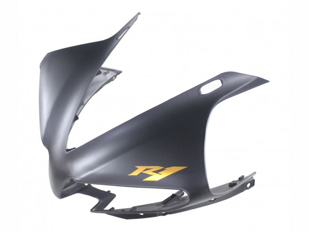 Carenados Moto Yamaha YZF 1000 R1 2012-2014 - Negro Mate Oro Calcomanías