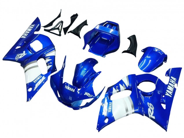 Carenados Moto Yamaha YZF 600 R6 1998-2002 - Azul Blanco