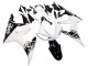 Carenados Moto Yamaha YZF R6S 2006-2009 - Blanco Negro Brillante