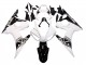Carenados Moto Yamaha YZF R6S 2006-2009 - Blanco Negro Brillante