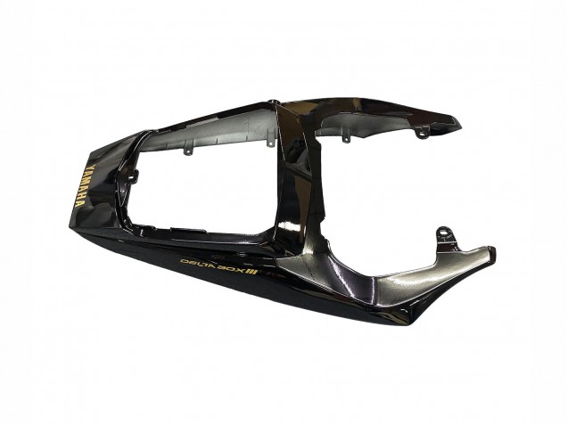 Carenados Moto Yamaha YZF R6S 2006-2009 - Negro Brillante Oro Calcomanías
