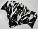 Carenados Moto Kawasaki ZX6R 2009-2012 - Negro Brillante Blanco Ninja