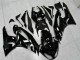 Carenados Moto Kawasaki ZX6R 2009-2012 - Negro Brillante Blanco Ninja