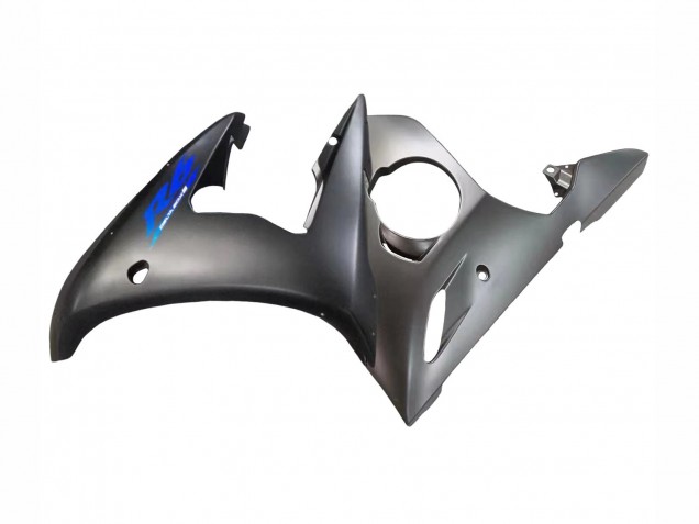 Carenados Moto Yamaha YZF R6 2003-2004 - Negro Mate Azul