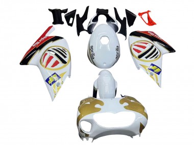 Carenados Moto Aprilia RS125 2000-2005 - Blanco Amarillo Rojo