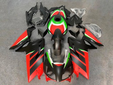 Carenados Moto Aprilia RS125 2006-2011 - Negro Mate Rojo Verde Blanco