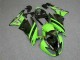 Carenados Moto Kawasaki ZX6R 2009-2012 - Verde Negro Brillante Elf Touch4 Bridgestone