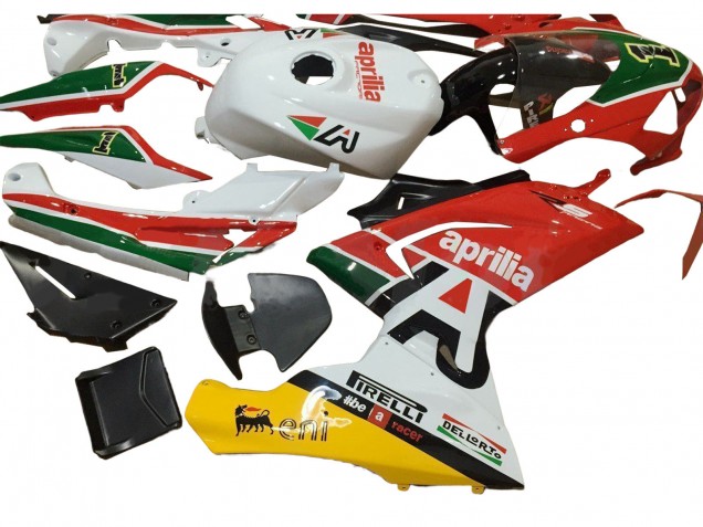 Carenados Moto Aprilia RS125 2006-2011 - Blanco Rojo Verde