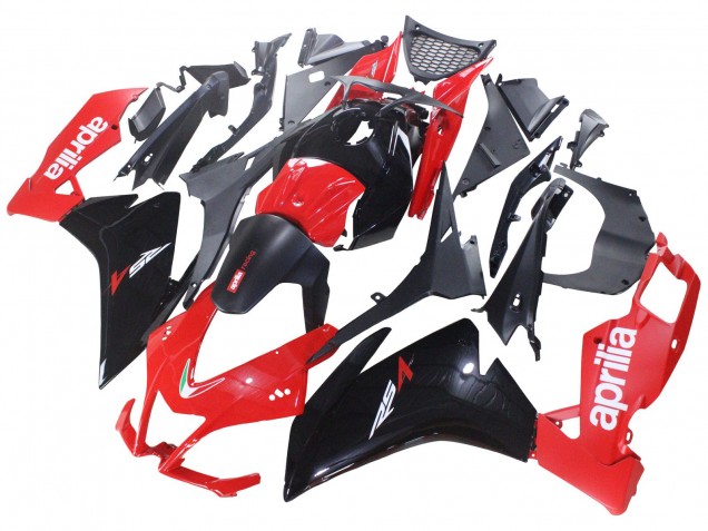 Carenados Moto Aprilia RS4 50 125 2012-2018 - Rojo Negro Brillante