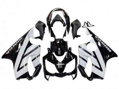 Carenados Moto Honda CBR600 F4i 2004-2007 - Blanco Negro Brillante