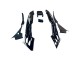 Carenados Moto Honda CBR600 F2 1991-1994 - Plata Negro Brillante
